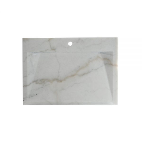 Stone Hidden Drain Bathroom Sink 31"