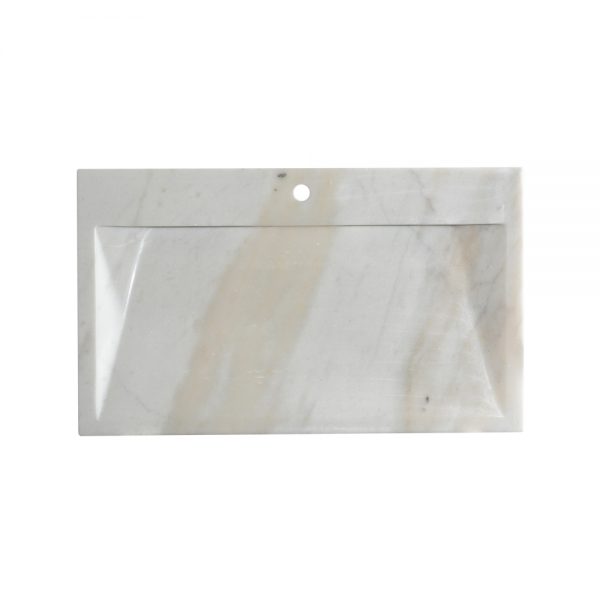 Stone Hidden Drain Bathroom Sink 37"