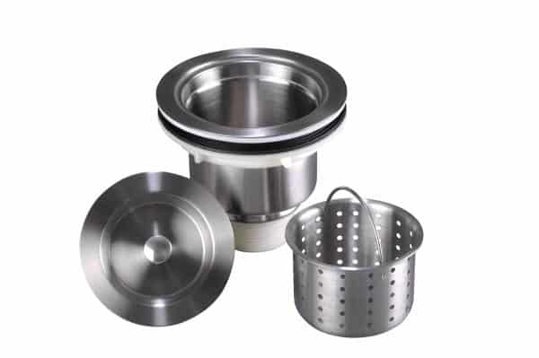 Sink Strainer Basket Kit Stainless Steel Finish 4-1/2"