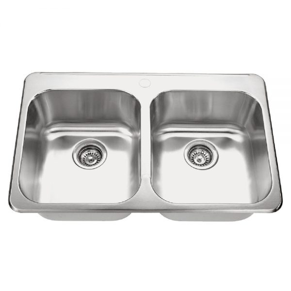CA-TM-ED-1H / Drop In Kitchen Sink 31" X 20-1/2" X 8"
