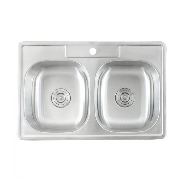 SS-TM-33818-1H / Drop In Kitchen Sink 33" X 22" X 8"