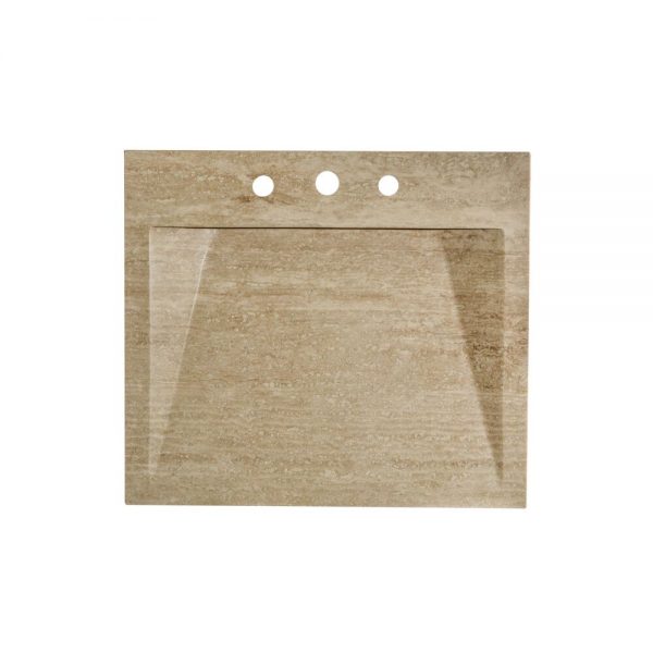 ST-25-TT-3H / Single Bowl - 25" X 22" X 3-3/8"