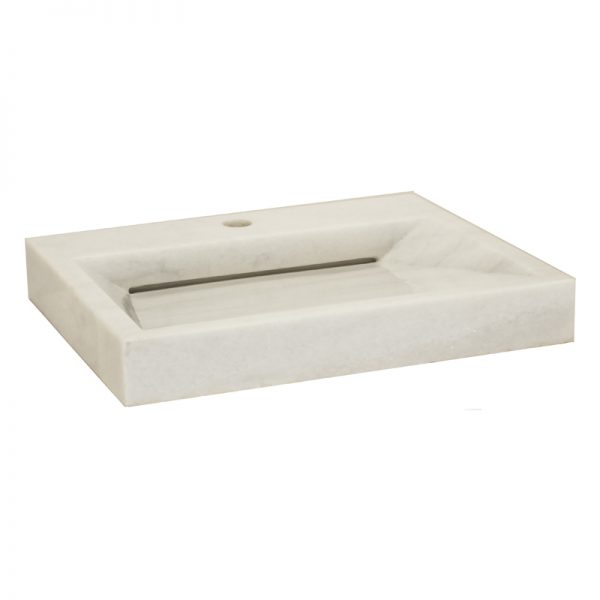 Stone Vessel Bathroom Sink 22"