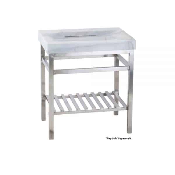 Stainless Steel Vanity Stand 24"