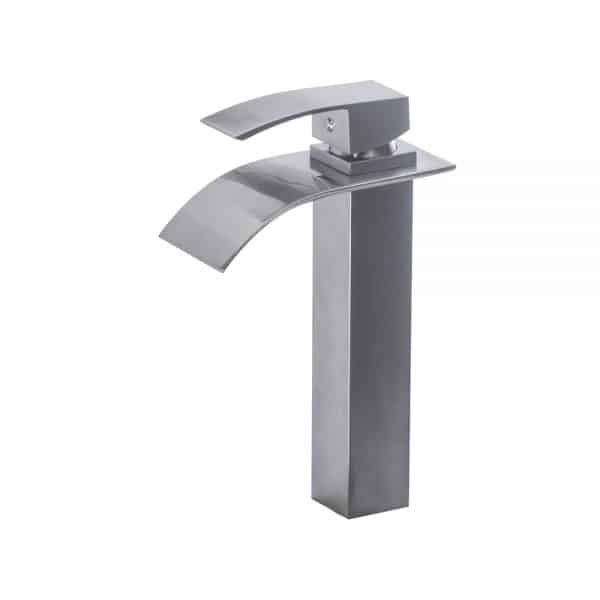 Apogee® Bathroom Faucet Round Brush Nickel 10-1/2"