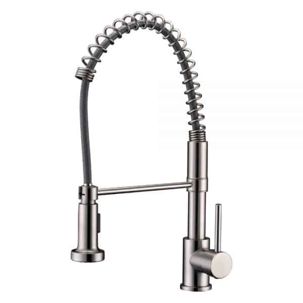 Apogee® Pull-Down Kitchen Brushed Nickel Faucet 18-1/2"