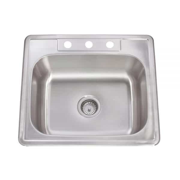 Apogee® Classic  Drop-In 20 Gauge Kitchen Sink 25"