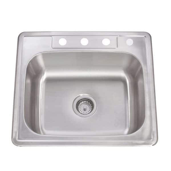 Apogee® Classic Drop-In 20 Gauge Kitchen Sink 25"