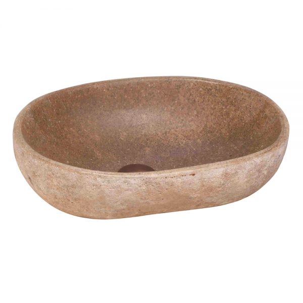 Stone Vessel Bathroom Sink Irregular Sizing