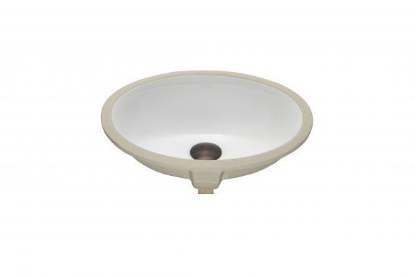 Apogee® Porcelain Bathroom Sink Oval 17” 3-Pack