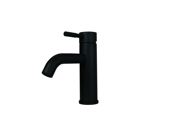 Apogee® Bathroom Faucet Round Black 7"