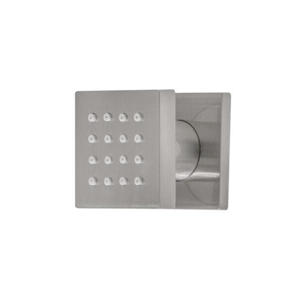 Shower Body Jet Square Polished Chrome