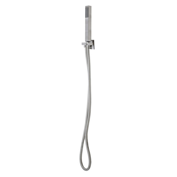 Shower Hand Spray Square Polished Chrome