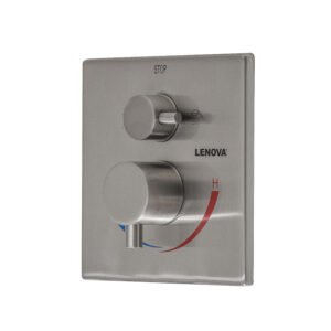 Shower Valve Round Brushed Nickel