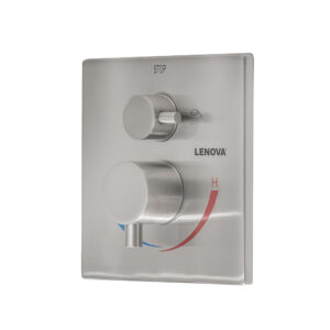 Shower Valve Square Polished Chrome