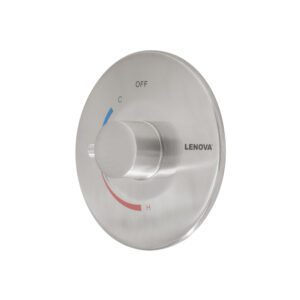 Shower Valve Round Polished Chrome