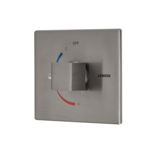 Shower Valve Square Brushed Nickel