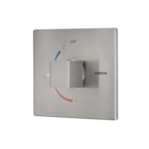 Shower Valve Square Polished Chrome